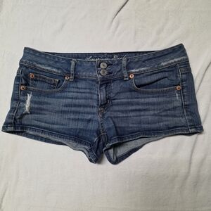 American Eagle Outfitters Dark Blue Jean Shorts